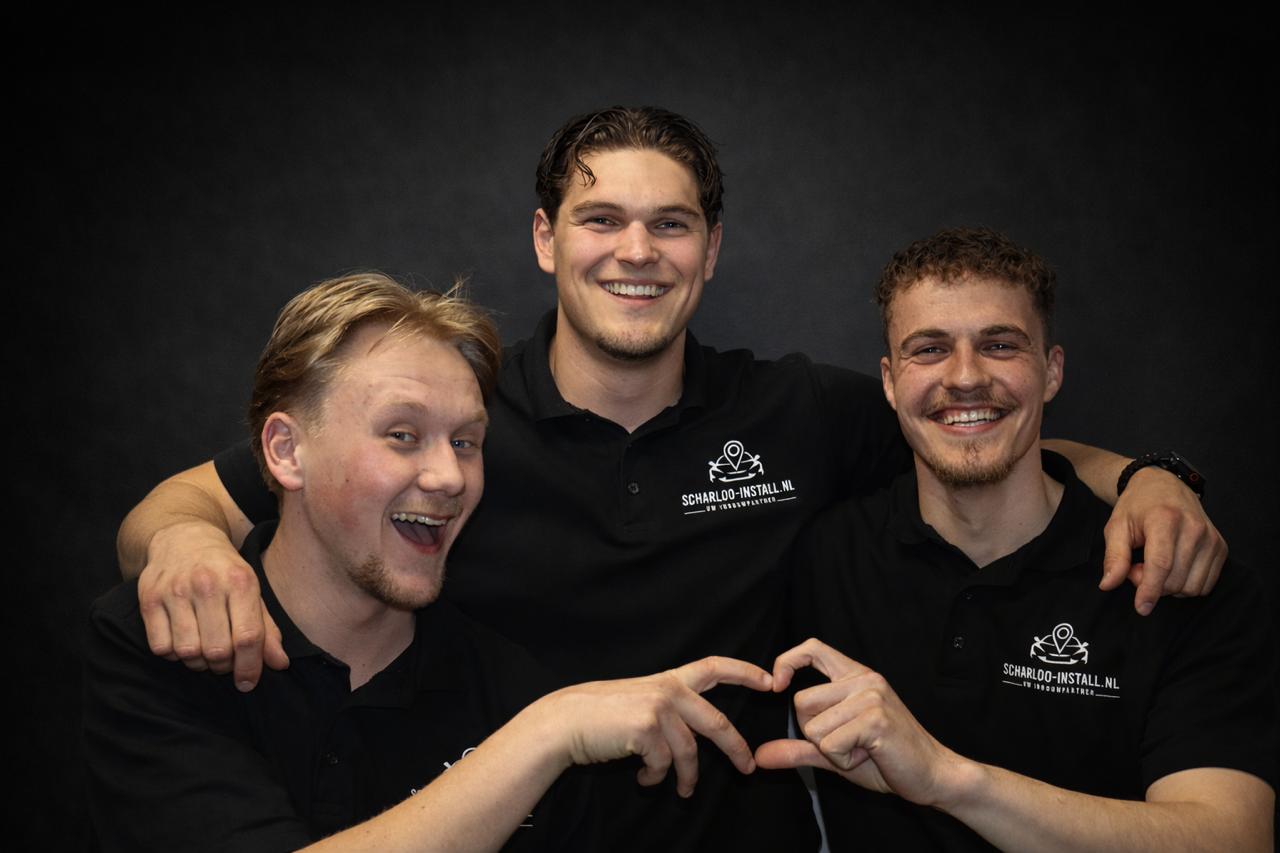 Het team van Scharloo-Install, fun edition
